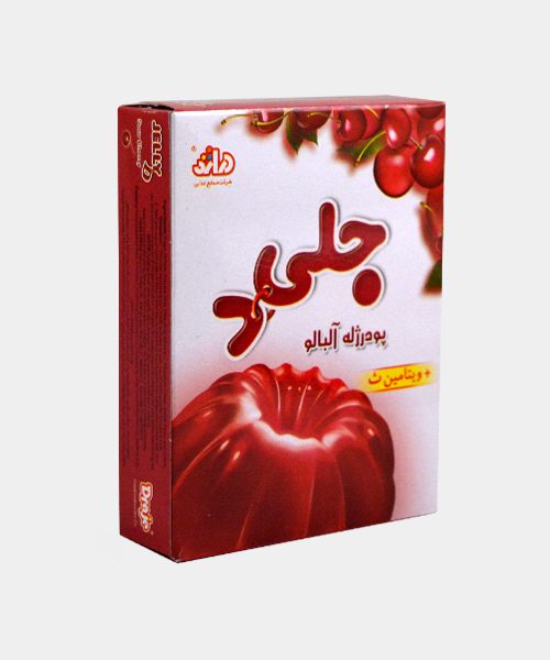 پودر ژله آلبالو با ویتامین سی ۱۰۰ گرمی دراژه