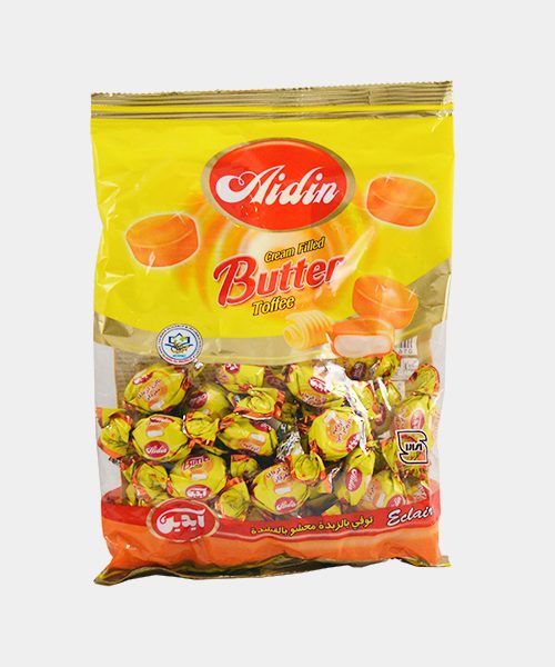 شکلات تافی مغز دار کره ای 180 گرمی آیدین