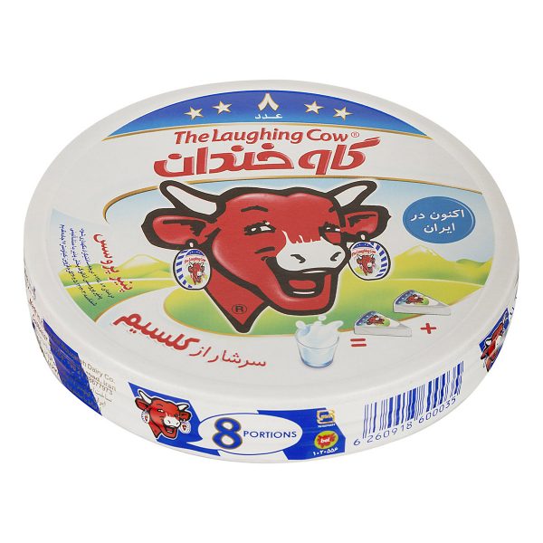 پنیر پروسس ۸ عددی گاو خندان