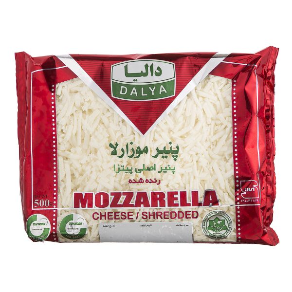 پنیر پیتزا موزارلا رنده شده ۵۰۰ گرمی دالیا