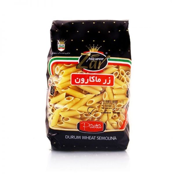 ماکارونی پاستا گراندی لوله ای ۵۰۰ گرمی زرماکارون