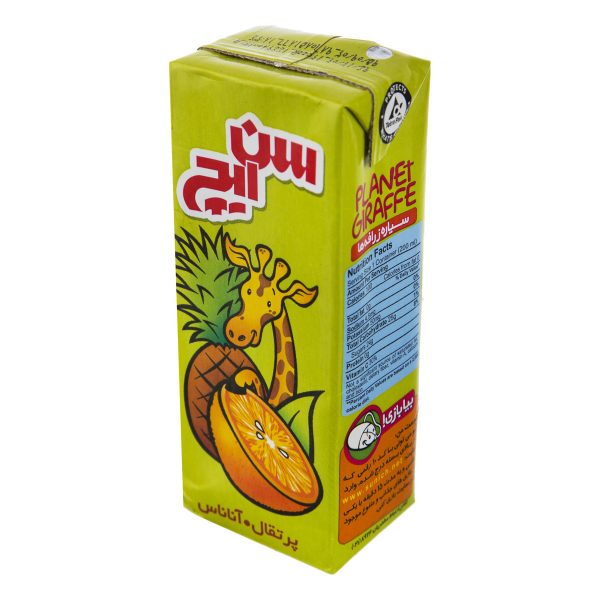آبمیوه پرتقال آناناس کودک ۲۵۰ میلی لیتری سن ایچ