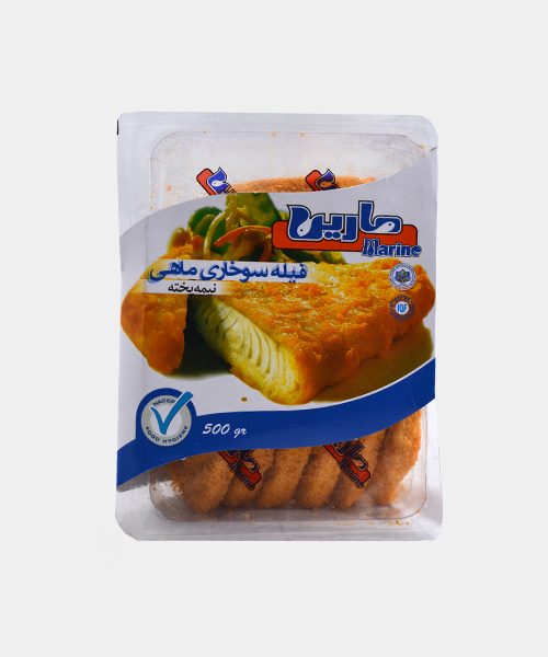 فیله ماهی سوخاری 500 گرمی مارین