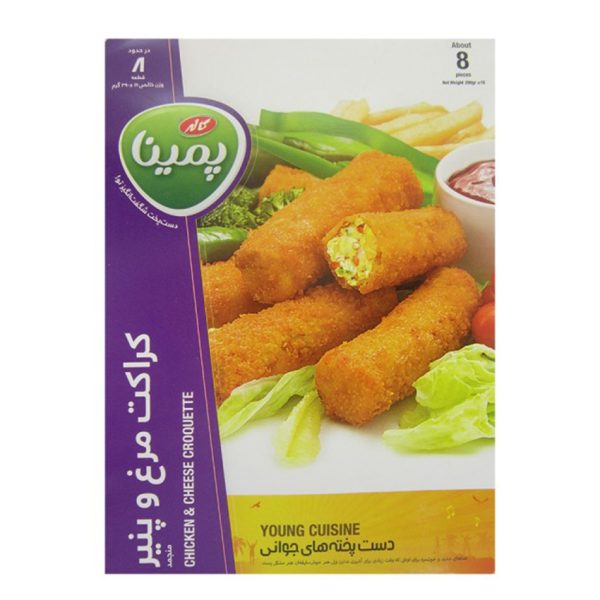 کراکت مرغ و پنیر ۳۹۰ گرمی پمینا کاله